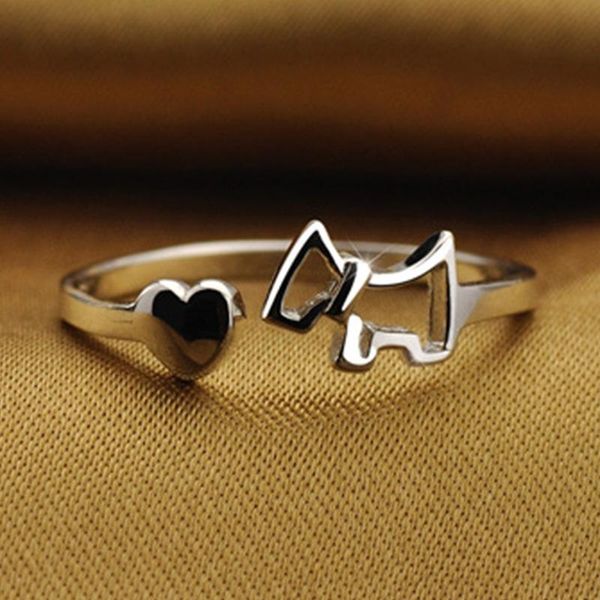 cluster rings 100% 925 sterling silver fashion little dog design ladies finger jewelry men open ring no fade children gift, Golden;silver
cluster rings 100% 925 sterling silver fashion little dog design ladies finger jewelry men open ring no fade children gift, Golden;silver