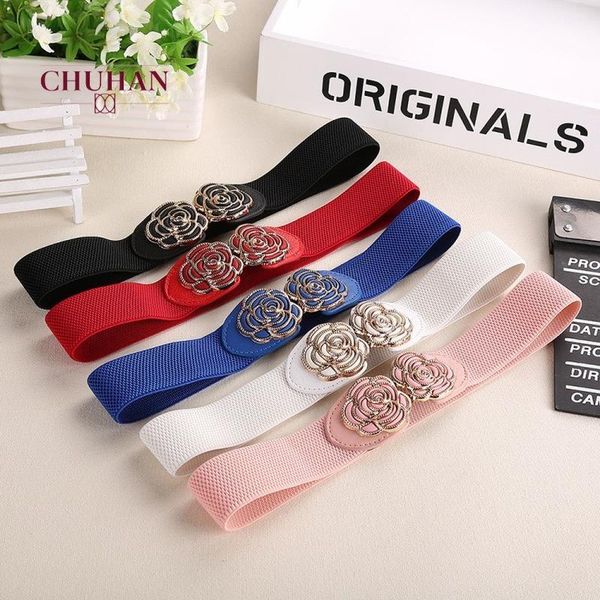 chuhan fashion versatile women's belt autumn and winter new women's elastic waistband cover flower dress decoration j373, Black;brown
chuhan fashion versatile women's belt autumn and winter new women's elastic waistband cover flower dress decoration j373, Black;brown