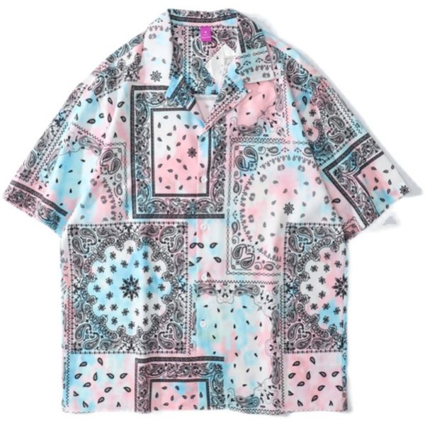 2021 new male kiryaquy tie dye blue west coast bloods fashion cotton pocket shirts d25 8or5, White;black
2021 new male kiryaquy tie dye blue west coast bloods fashion cotton pocket shirts d25 8or5, White;black