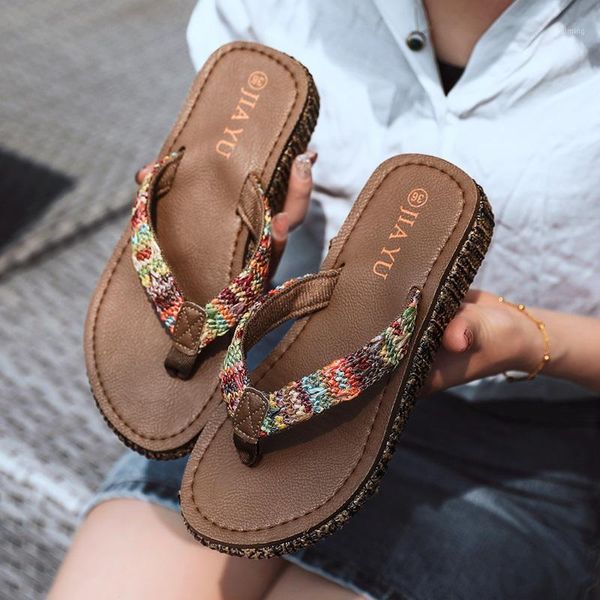 slippers weibate summer ladies outdoor flip-flops leisure trend woven beach shoes boho style non-slip slipper1, Black
slippers weibate summer ladies outdoor flip-flops leisure trend woven beach shoes boho style non-slip slipper1, Black