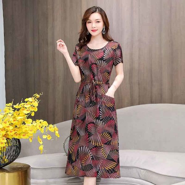 2021 new new women casual o-neck summer dresses vintage plus size short sleeve vestidos 5xl co0h, Black;gray
2021 new new women casual o-neck summer dresses vintage plus size short sleeve vestidos 5xl co0h, Black;gray
