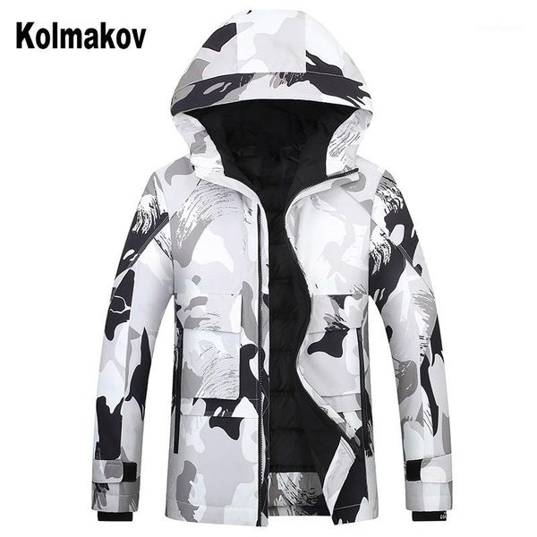 kolmakov 90% white duck down camouflage hooded jackets men's winter warm down jackets,warm coat parkas1, Black
kolmakov 90% white duck down camouflage hooded jackets men's winter warm down jackets,warm coat parkas1, Black