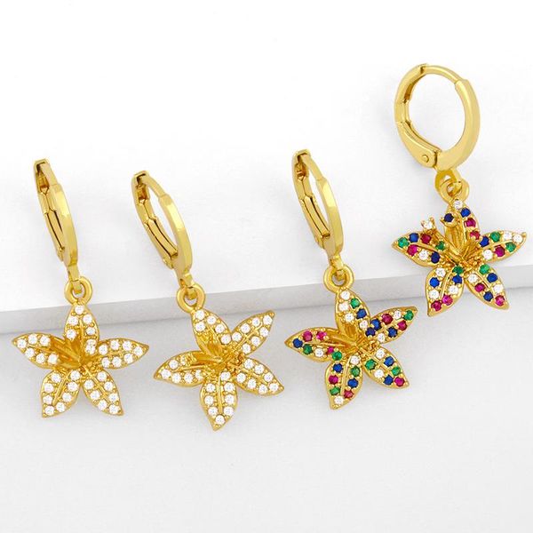 flola multicolor flower earrings for women white stone drop earrings dangle cz cubic zirconia trendy huggie jewelry gifts ersv33, Silver
flola multicolor flower earrings for women white stone drop earrings dangle cz cubic zirconia trendy huggie jewelry gifts ersv33, Silver