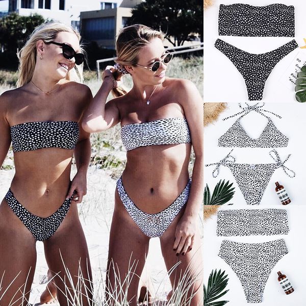 2020 strapless black-and-white polka-dot bikini with swimsuit split swimsuit junior swimsuit two piece bikini, White;black
2020 strapless black-and-white polka-dot bikini with swimsuit split swimsuit junior swimsuit two piece bikini, White;black