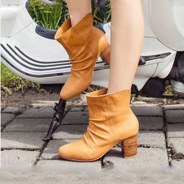 women shoes fashion ankle boots autumn pu leather 2020 female winter slip on high heels ladies boots footwear new plus size35-43 #mk2b, Black
women shoes fashion ankle boots autumn pu leather 2020 female winter slip on high heels ladies boots footwear new plus size35-43 #mk2b, Black