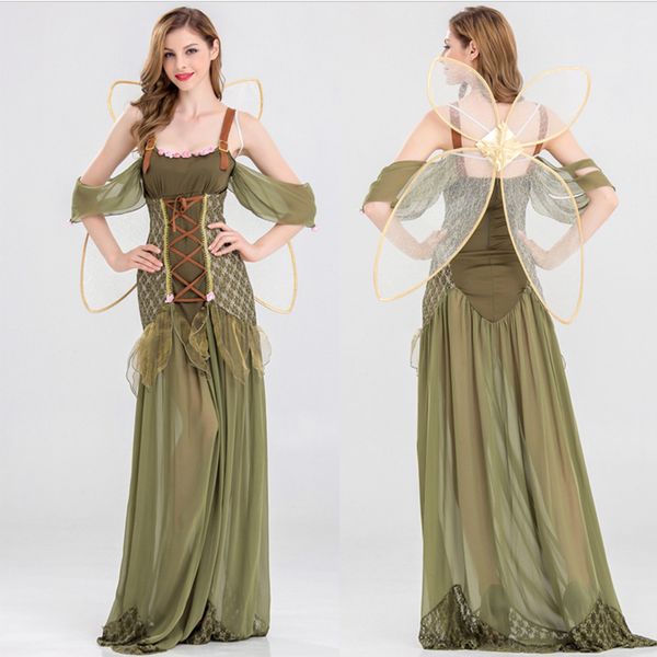 game womens uniform halloween party forest elf flower fairy costume cosplay uniform temptation night ds costume, Black;red
game womens uniform halloween party forest elf flower fairy costume cosplay uniform temptation night ds costume, Black;red