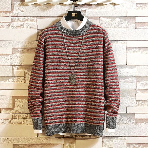 2020 new men's jerseys long autumn striped pulley knitted or crocheted the most oversized neck 5xl t41d, White;black
2020 new men's jerseys long autumn striped pulley knitted or crocheted the most oversized neck 5xl t41d, White;black