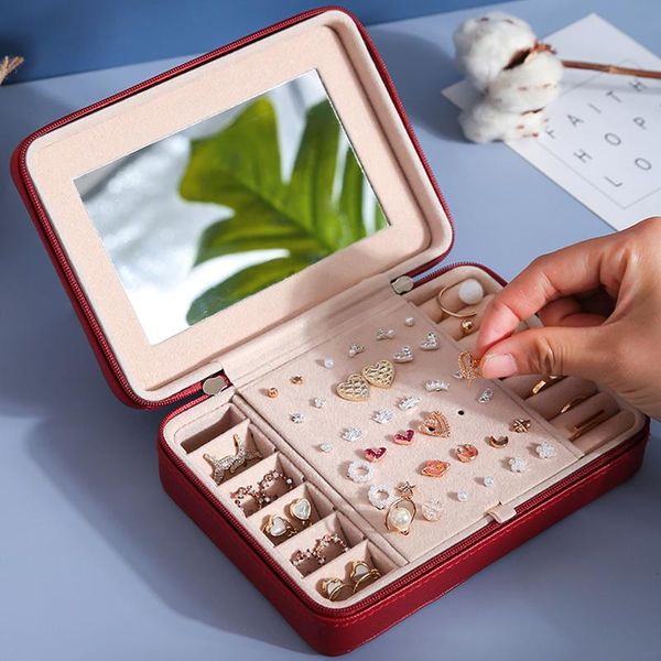 jewelry box storage box earrings earrings hand jewelry portable artifact exquisite necklace waterproof, Pink;blue
jewelry box storage box earrings earrings hand jewelry portable artifact exquisite necklace waterproof, Pink;blue