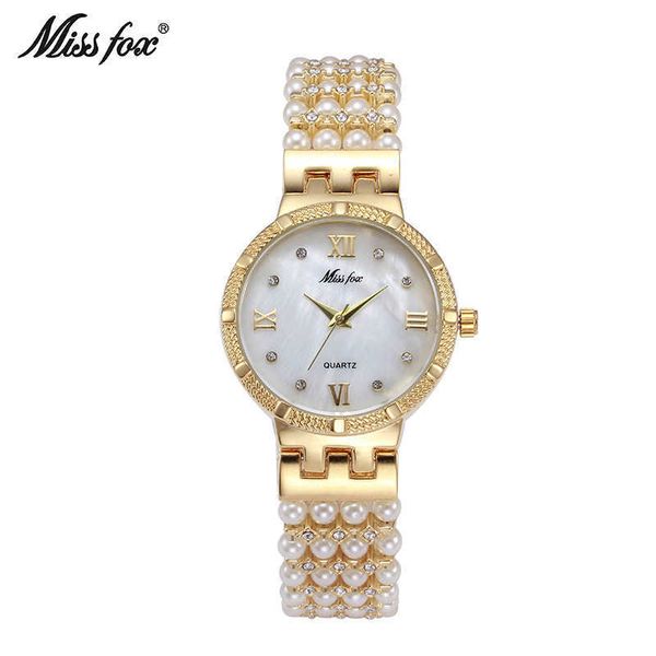 missfox watch selling fashion trend diamond inlaid pearl belt waterproof women's watch, Slivery;brown
missfox watch selling fashion trend diamond inlaid pearl belt waterproof women's watch, Slivery;brown