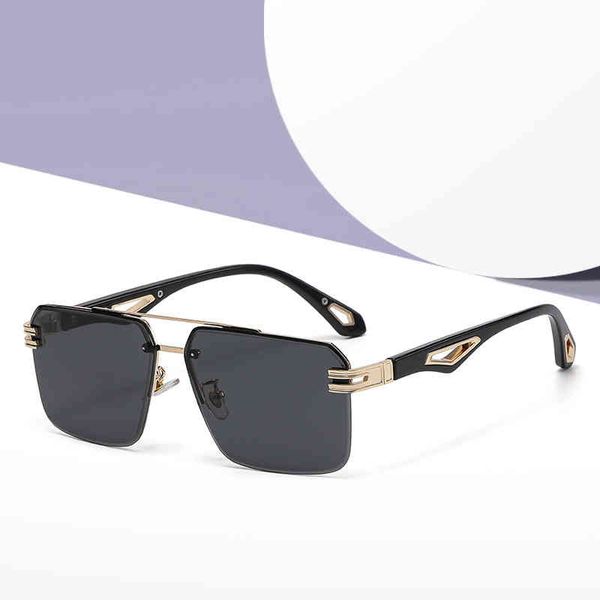 sunglasses 50866 frameless trimming fashion double beam 2022 sunglasses, White;black
sunglasses 50866 frameless trimming fashion double beam 2022 sunglasses, White;black