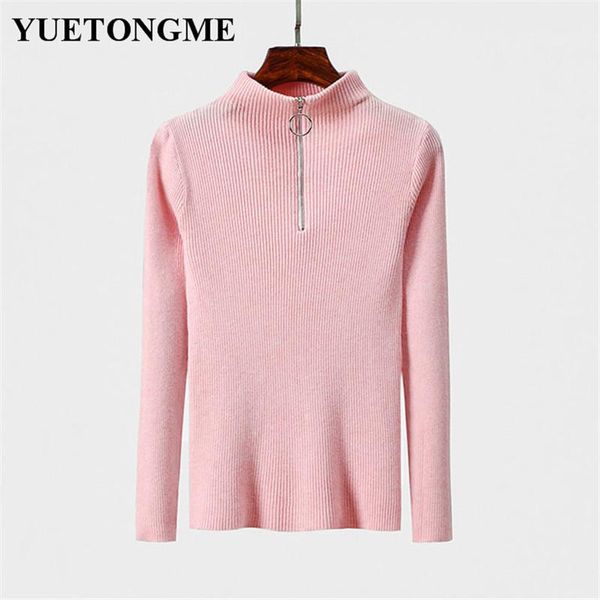 2020 sueter mujer basic fashion pullovers zipper half turtleneck sweater women solid slim autumn winter clothes sw029, White;black
2020 sueter mujer basic fashion pullovers zipper half turtleneck sweater women solid slim autumn winter clothes sw029, White;black