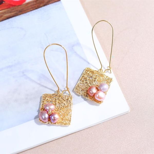 dangle & chandelier daimi pearl earrings square pattern 6-7mm freshwater for women gift, Silver
dangle & chandelier daimi pearl earrings square pattern 6-7mm freshwater for women gift, Silver