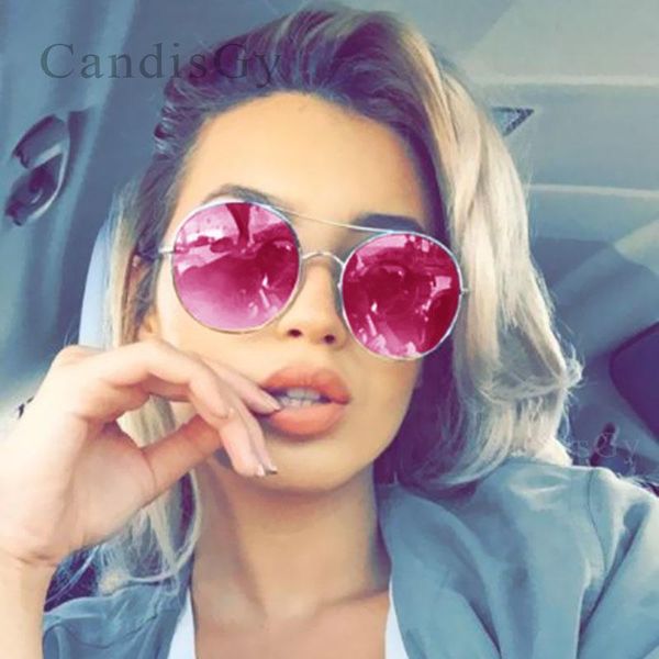 sunglasses candisgy round 2021 fashion women brand designer men big size mirror pilot cool circle lady sun glasses oversize, White;black
sunglasses candisgy round 2021 fashion women brand designer men big size mirror pilot cool circle lady sun glasses oversize, White;black