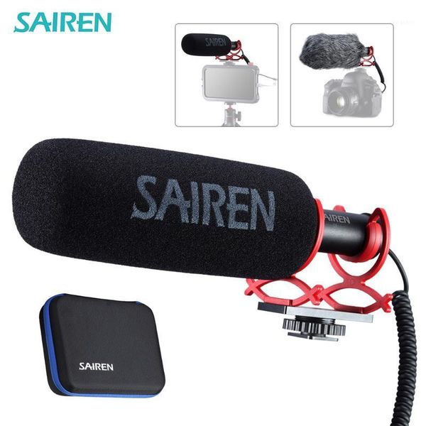 sairen q3 super cardioid condenser microphone interview mic for smartphone dslr cameras with carry bag -mount windscreen1
sairen q3 super cardioid condenser microphone interview mic for smartphone dslr cameras with carry bag -mount windscreen1