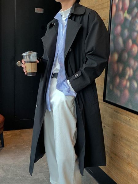 men's trench coats khaki korean coat british vintage autumn long sleeve casual spring loose chaquetas hombre men clothing df50tc, Tan;black
men's trench coats khaki korean coat british vintage autumn long sleeve casual spring loose chaquetas hombre men clothing df50tc, Tan;black