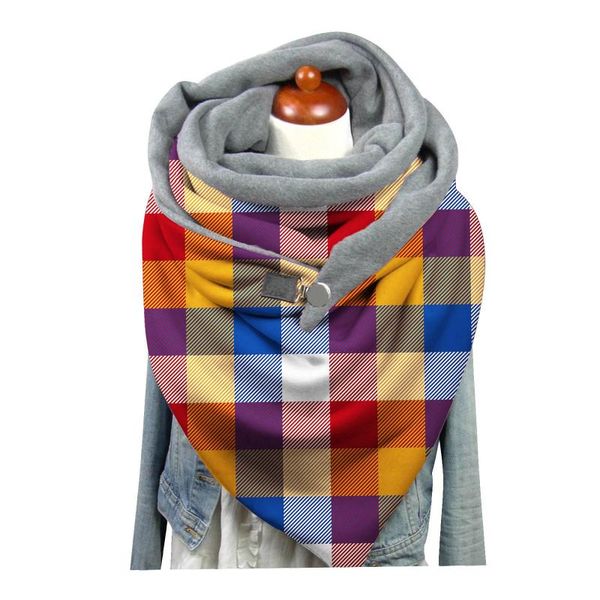 streetwear plaid women's scarf winter christmas print button soft wrap casual winter warm female shawl, Blue;gray
streetwear plaid women's scarf winter christmas print button soft wrap casual winter warm female shawl, Blue;gray