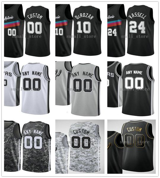 2021 printed city tim 21 duncan demar 10 derozan lamarcus 12 aldridge dejounte 5 murray bryn 11 forbes tre 33 jones devin vassell jerseys, Black;red
2021 printed city tim 21 duncan demar 10 derozan lamarcus 12 aldridge dejounte 5 murray bryn 11 forbes tre 33 jones devin vassell jerseys, Black;red