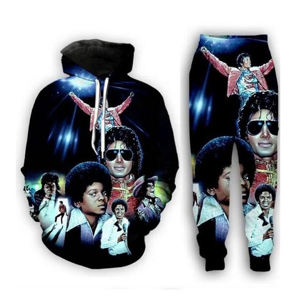 new men/womens michael jackson funny 3d print fashion tracksuits hip hop pants + hoodies mh09, Gray
new men/womens michael jackson funny 3d print fashion tracksuits hip hop pants + hoodies mh09, Gray