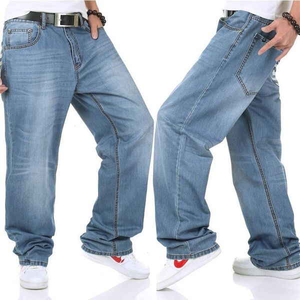 new 2019 large size 30-44 46 jeans fashion loose big pockets hip-hop skateboard casual men denim blue black design brand1
new 2019 large size 30-44 46 jeans fashion loose big pockets hip-hop skateboard casual men denim blue black design brand1