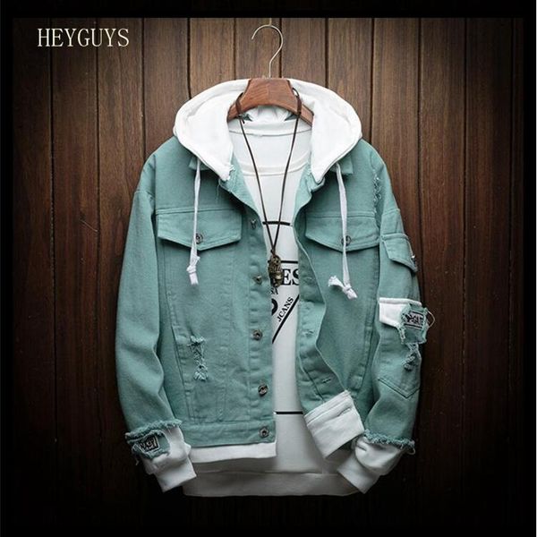 autumn new hooded denim jacket men fashion fake two pieces of streetwear bomber jacket and coat man cowboy clothes male m-3xl, Black;brown
autumn new hooded denim jacket men fashion fake two pieces of streetwear bomber jacket and coat man cowboy clothes male m-3xl, Black;brown