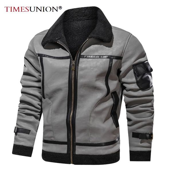 men's fur & faux winter leather jacket men fleece wool warm jackets coat outwear male casual thicken windproof overcoats, Black
men's fur & faux winter leather jacket men fleece wool warm jackets coat outwear male casual thicken windproof overcoats, Black