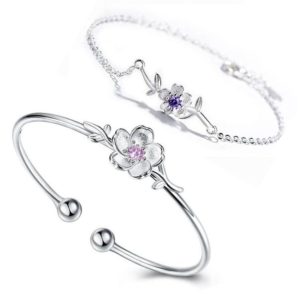 fashion jewelry pink purple cherry blossoms adjustable bracelets crystal flower opening net red bangles for women sweet gift, Black
fashion jewelry pink purple cherry blossoms adjustable bracelets crystal flower opening net red bangles for women sweet gift, Black
