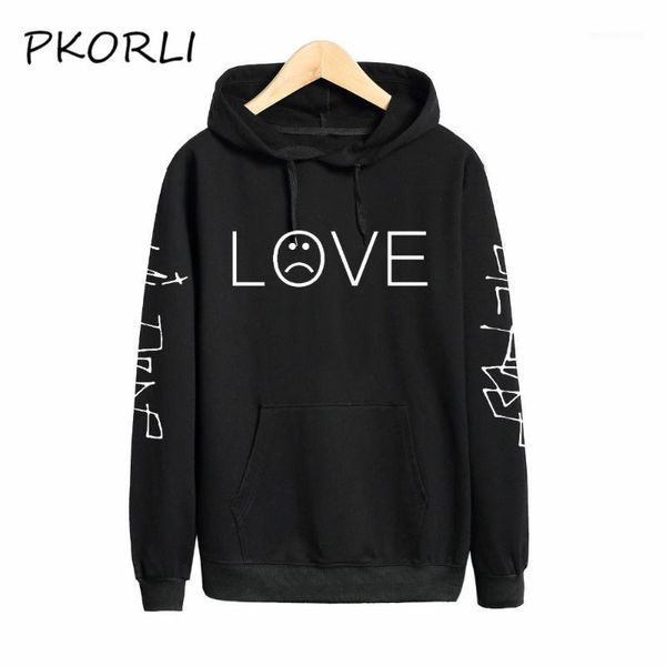 men's hoodies & sweatshirts wholesale-pkorli lil peep love sweatshirt men women casual pullover hip hop rapper sad face boys hoody1, Black
men's hoodies & sweatshirts wholesale-pkorli lil peep love sweatshirt men women casual pullover hip hop rapper sad face boys hoody1, Black