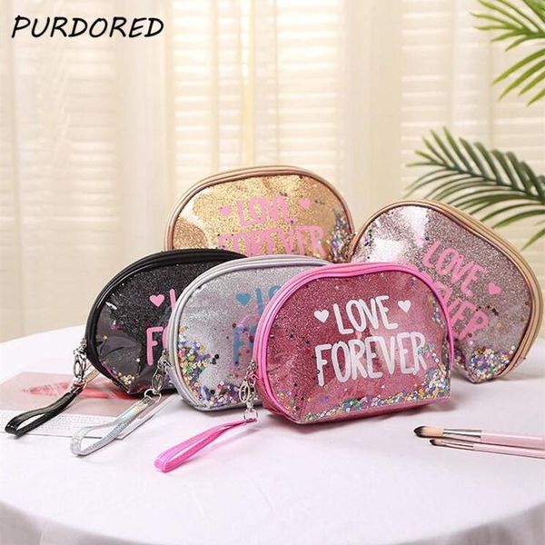 PURDORED 1 Pc Women Shining Make Up Bag Waterproof PVC Cosmetic Bag Travel Makeup Beauty Organizer Toiletry Case Kosmetyczka
PURDORED 1 Pc Women Shining Make Up Bag Waterproof PVC Cosmetic Bag Travel Makeup Beauty Organizer Toiletry Case Kosmetyczka