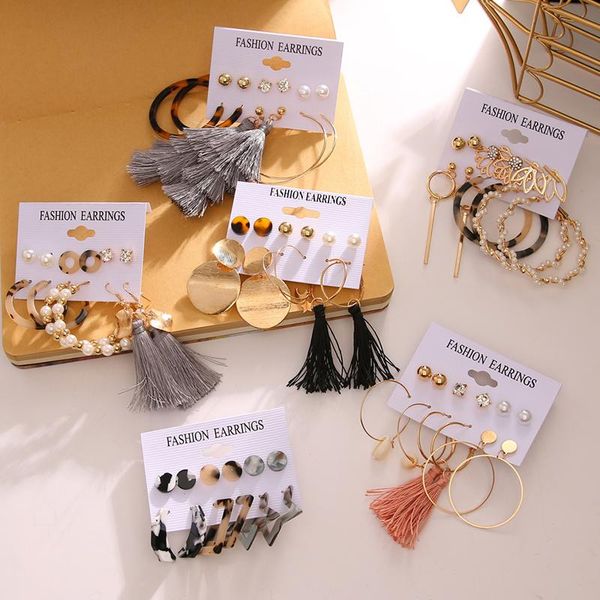 famshin boho oversize hoop earrings set gold color round circle women's earrings diy statement brincos earring jewelry 2020 new, Golden;silver
famshin boho oversize hoop earrings set gold color round circle women's earrings diy statement brincos earring jewelry 2020 new, Golden;silver