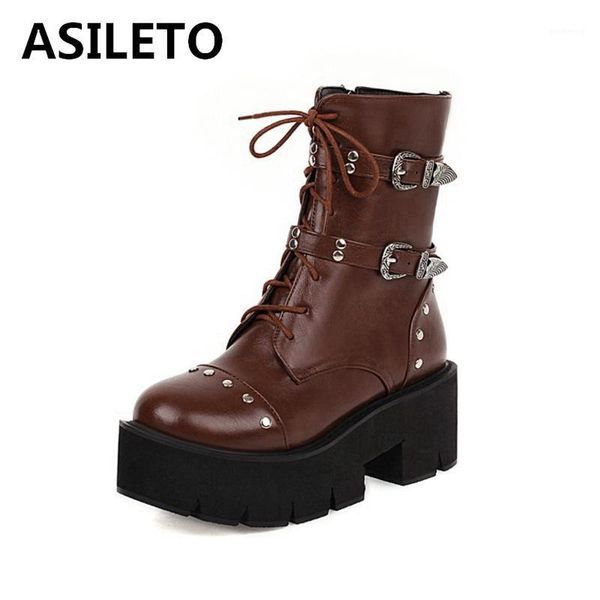boots asileto women ankle punk round toe 6.5cm square heel pu lace-up zip platform big size 43 short plush buckle rivet s20871, Black
boots asileto women ankle punk round toe 6.5cm square heel pu lace-up zip platform big size 43 short plush buckle rivet s20871, Black