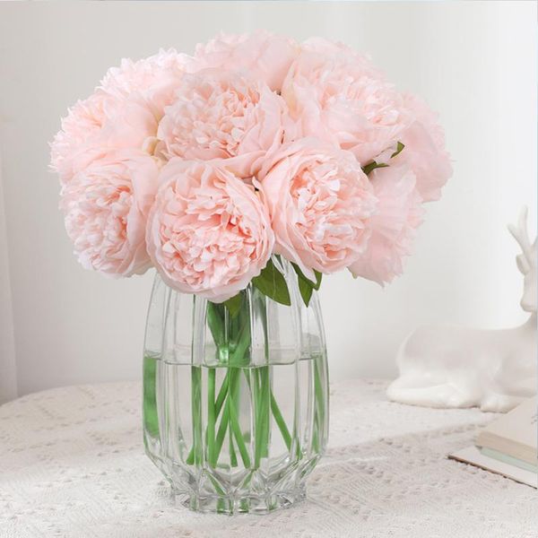 decorative flowers & wreaths silk peony artificial rose for wedding home decor diy bouquet craft pink fake flower bride holding
decorative flowers & wreaths silk peony artificial rose for wedding home decor diy bouquet craft pink fake flower bride holding