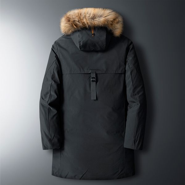 winter down jacket men solid casual long parkas mens fur hooded down coats brand clothing thick warm men's windbreaker 4xl 201117, Black
winter down jacket men solid casual long parkas mens fur hooded down coats brand clothing thick warm men's windbreaker 4xl 201117, Black