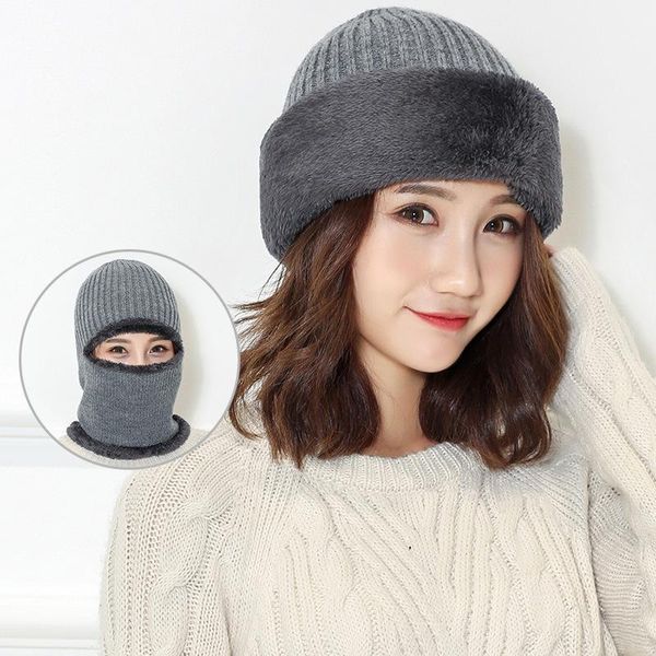 Autumn and Winter Men Women Outdoor Skiing Multi-Purpose Double Layer Thickened Plush Warm and Cold Proof Knitted Hat Bib, Blue;gray
Autumn and Winter Men Women Outdoor Skiing Multi-Purpose Double Layer Thickened Plush Warm and Cold Proof Knitted Hat Bib, Blue;gray