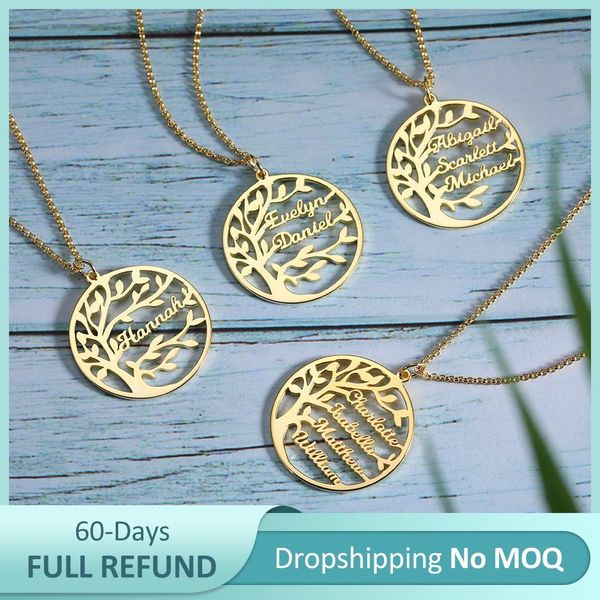 dropshipping custom necklace women tree of life stainless steel name personalised necklaces pendants mothers day gift ideas q1114, Silver
dropshipping custom necklace women tree of life stainless steel name personalised necklaces pendants mothers day gift ideas q1114, Silver