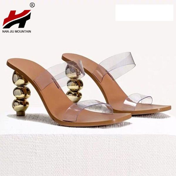 nan jiu mountain 2021 woman summer high heels personalized sandals simple sandals slippers plus size 42, Black
nan jiu mountain 2021 woman summer high heels personalized sandals simple sandals slippers plus size 42, Black