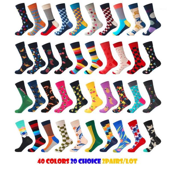 2018 brand men's happy socks quality 40colors 20choices us9-13 plaid diamond animal cherry funny combed cotton socks 2pairs/lot1, Black
2018 brand men's happy socks quality 40colors 20choices us9-13 plaid diamond animal cherry funny combed cotton socks 2pairs/lot1, Black