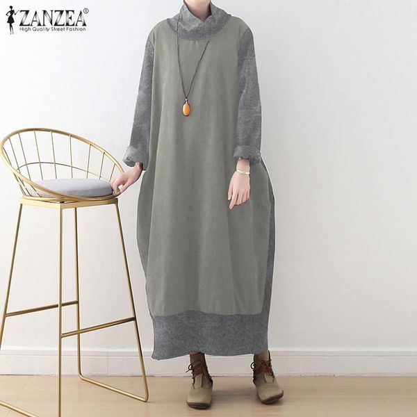 winter patchwork sundress zanzea women turtleneck sweatshirt dress autumn casual long sleeve loose long pullover vestidos robe, Black;gray
winter patchwork sundress zanzea women turtleneck sweatshirt dress autumn casual long sleeve loose long pullover vestidos robe, Black;gray