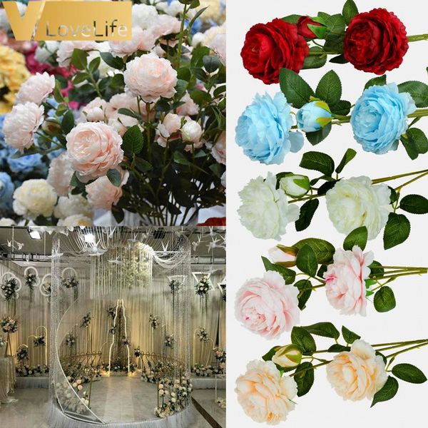 decorative flowers & wreaths rose artificial 3 heads ivory peonies silk pink champage fake flower wedding decor for home peony bouquet
decorative flowers & wreaths rose artificial 3 heads ivory peonies silk pink champage fake flower wedding decor for home peony bouquet