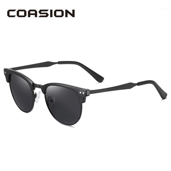 sunglasses coasion 2021 brand design polarized for women men retro half metal frame sun glasses driving zonnebril ca13641, White;black
sunglasses coasion 2021 brand design polarized for women men retro half metal frame sun glasses driving zonnebril ca13641, White;black