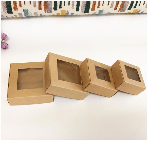 50pcs new paper wedding favor gift box kraft cookies candy pvc windows boxes birthday party accessories packa jllhra
50pcs new paper wedding favor gift box kraft cookies candy pvc windows boxes birthday party accessories packa jllhra