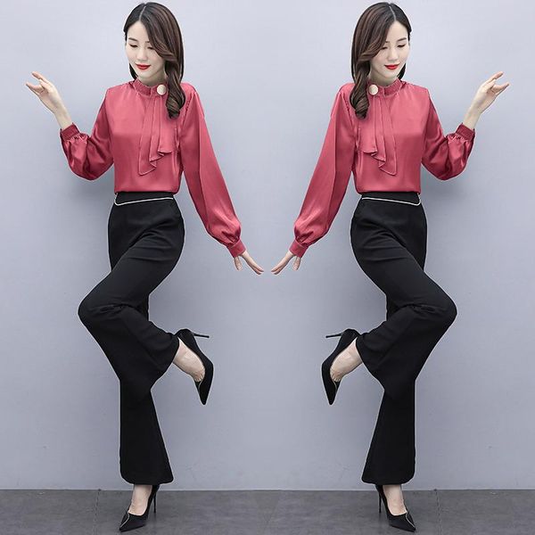korean style 2 piece sets womens outfits office lady two piece set and pants spring autumn survetement femme matching sets, Gray
korean style 2 piece sets womens outfits office lady two piece set and pants spring autumn survetement femme matching sets, Gray