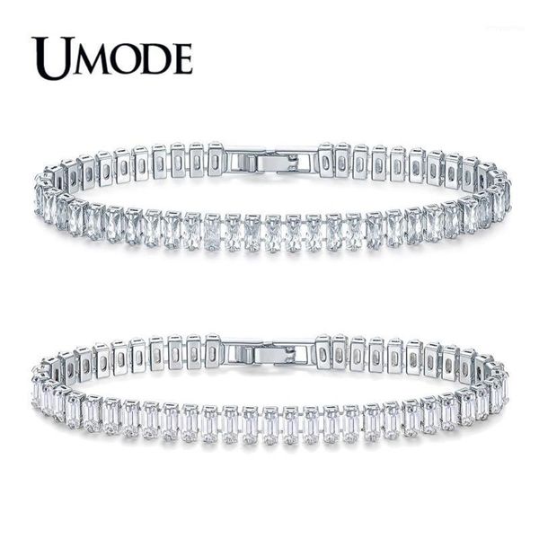 umode fashion new clear cz crystal tennis bracelets for women men rectangle zircon white gold box chain jewelry aub0180x1, Black
umode fashion new clear cz crystal tennis bracelets for women men rectangle zircon white gold box chain jewelry aub0180x1, Black
