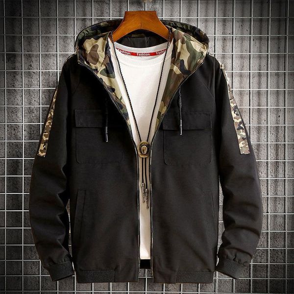 2021 new men windbreaker autumn lightweight hooded coat up patchwork hoodies jacket korean clothes slim d8jx, Black;brown
2021 new men windbreaker autumn lightweight hooded coat up patchwork hoodies jacket korean clothes slim d8jx, Black;brown