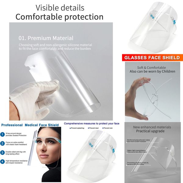 factorysqwcfaceshield clear eco pet transparent with safety glass frame plastic reusable protective anti-splash and fog f
factorysqwcfaceshield clear eco pet transparent with safety glass frame plastic reusable protective anti-splash and fog f
