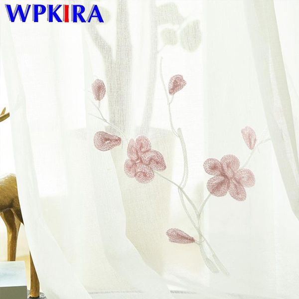 curtain & drapes korean pink floral embroidered tulle for living room widow door white sheer sliding glass doors home decor
curtain & drapes korean pink floral embroidered tulle for living room widow door white sheer sliding glass doors home decor