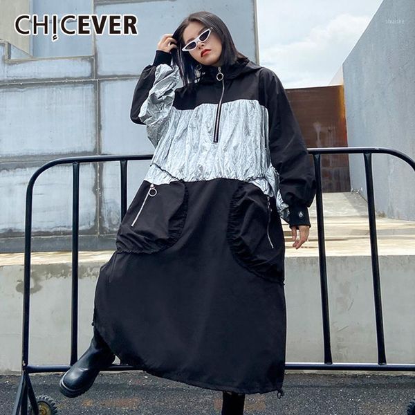 chicever patchwork jacket for women hooded collar long sleeve zipper hit color pockets black jackets female 2020 fashion clothes1, Tan;black
chicever patchwork jacket for women hooded collar long sleeve zipper hit color pockets black jackets female 2020 fashion clothes1, Tan;black