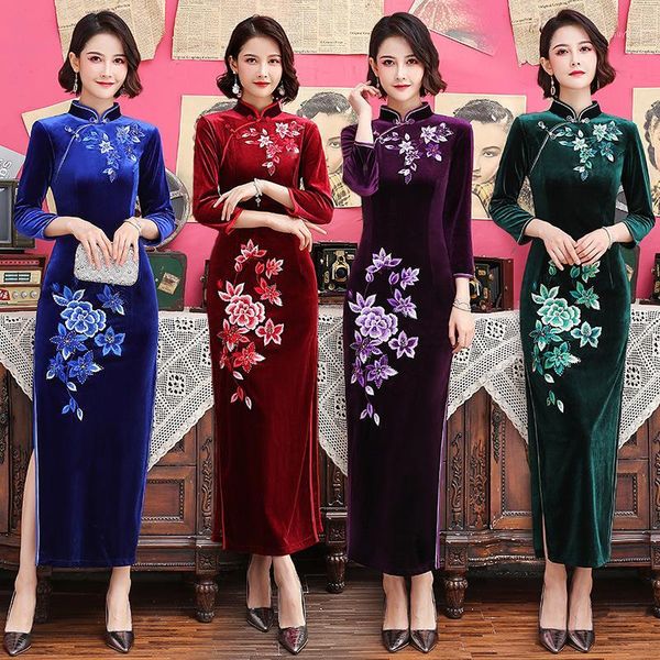 oversized 5xl floral printed tight slim long sleeve split dress qipao ladies long dress warm autumn winter clothing1, Red
oversized 5xl floral printed tight slim long sleeve split dress qipao ladies long dress warm autumn winter clothing1, Red