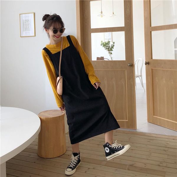 2021 women's dresses japanese ulzzang kawaii lady college style casual loose dress female cute korean harajuku clothes for women, Black;gray
2021 women's dresses japanese ulzzang kawaii lady college style casual loose dress female cute korean harajuku clothes for women, Black;gray
