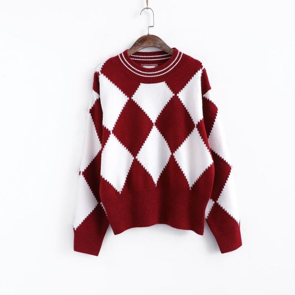 011585 fashion round neck sweaters women new winter knit long sleeve pullover autumn winter mori girl, White;black
011585 fashion round neck sweaters women new winter knit long sleeve pullover autumn winter mori girl, White;black