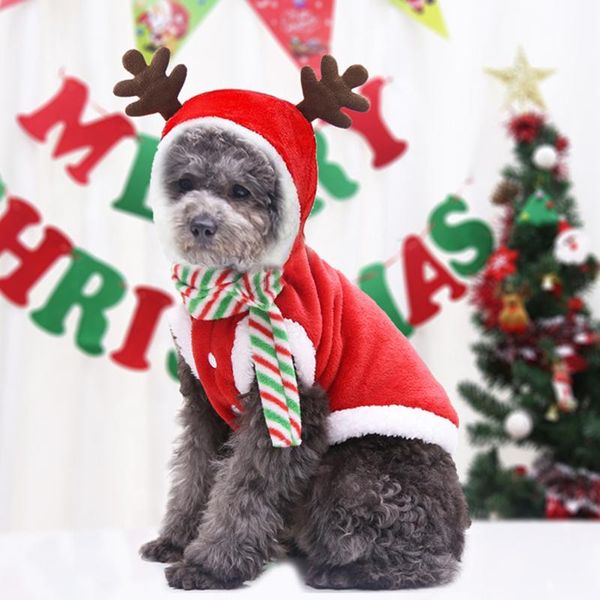 dog apparel pet clothes christmas autumn and winter flannel warm cat elk festive suit holiday costumes
dog apparel pet clothes christmas autumn and winter flannel warm cat elk festive suit holiday costumes